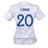 Camiseta de fútbol Francia Kingsley Coman 20 Segunda Equipación Mundial 2022 - Mujer